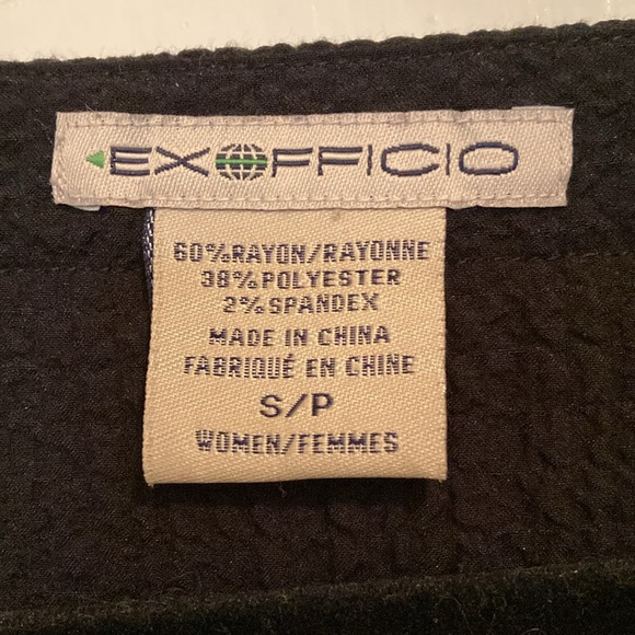 Exofficio dark navy stretch v-neck tunic, size S/P - Picture 4 of 7